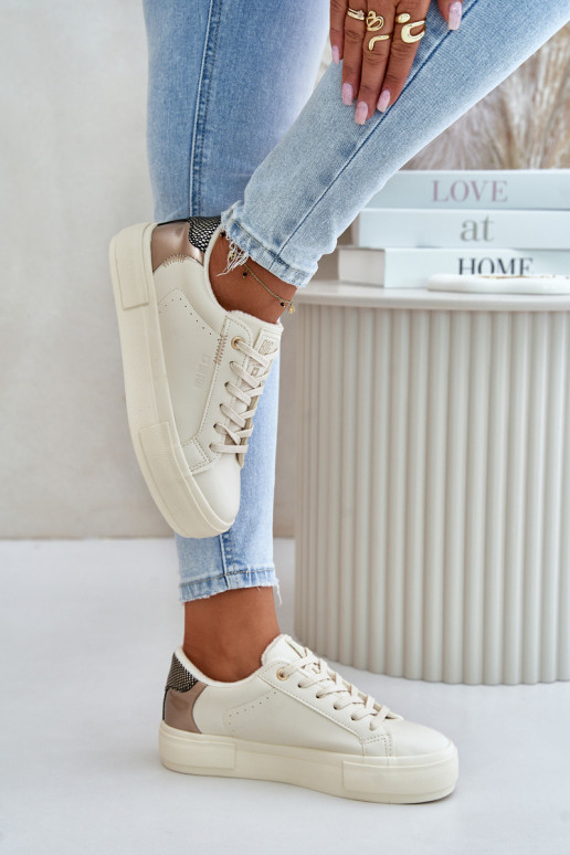 calentamiento Zapatos de ocio con una plataforma Big Star OO274A454 beige