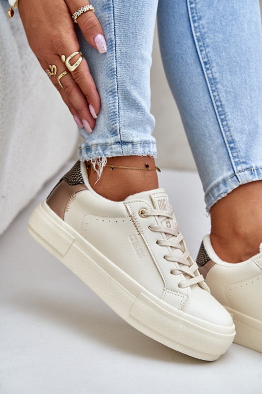 calentamiento Zapatos de ocio con una plataforma Big Star OO274A454 beige