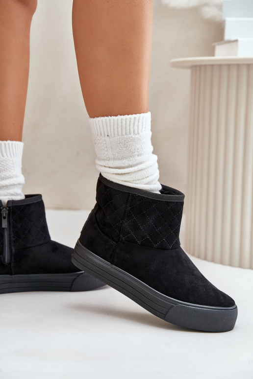 Botas Botas de nieve Al castillo calentamiento con pelo dentro Big Star OO274A522 de color negro Botas Botas de nieve Al castillo calentamiento con pelo dentro Big Star OO274A522 de color negro