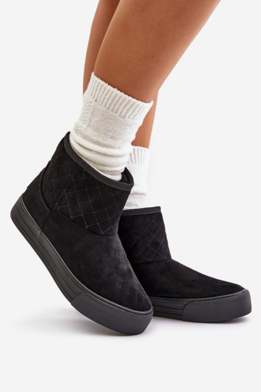 Botas Botas de nieve Al castillo calentamiento con pelo dentro Big Star OO274A522 de color negro Botas Botas de nieve Al castillo calentamiento con pelo dentro Big Star OO274A522 de color negro