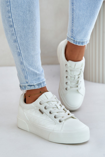 Zapatos de ocio con plataforma calentados Big Star OO274A464 color blanco