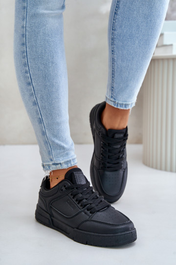 Zapatillas modelo zapatos. Femenino Big Star OO274A551 Hi-Poly System de color negro