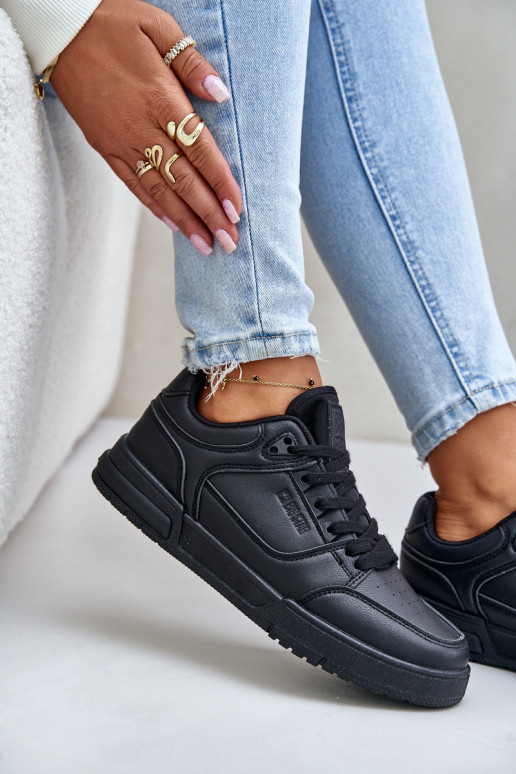 Zapatillas modelo zapatos. Femenino Big Star OO274A551 Hi-Poly System de color negro