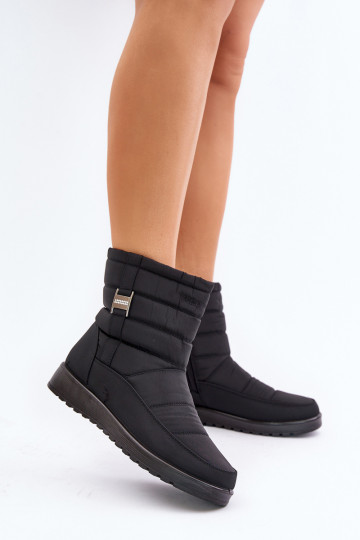 Botas de nieve Femenino Al castillo de color negro Mezitha