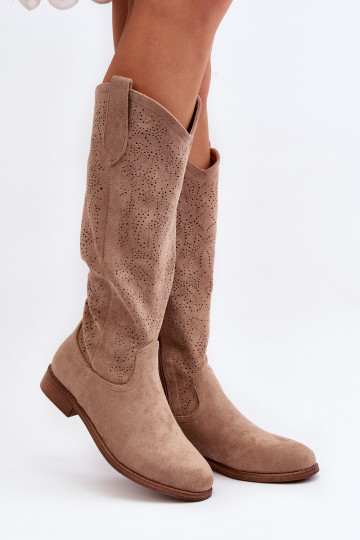Botas largas caladas de... 2