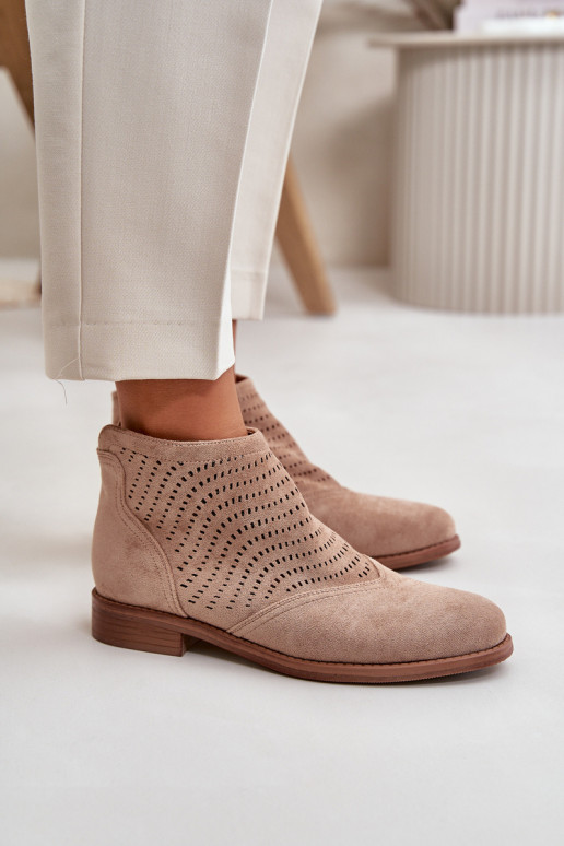 Zapatos de tacón calados para mujer...