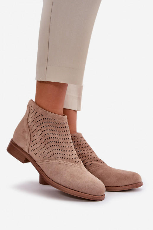 Zapatos de tacón calados para mujer...