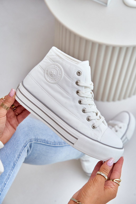 calentamiento Zapatos de ocio con una plataforma OO274A473 el color blanco calentamiento Zapatos de ocio con una plataforma OO274A473 el color blanco