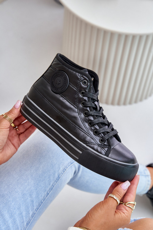 calentamiento Zapatos de ocio con una plataforma OO274A471 de color negro calentamiento Zapatos de ocio con una plataforma OO274A471 de color negro