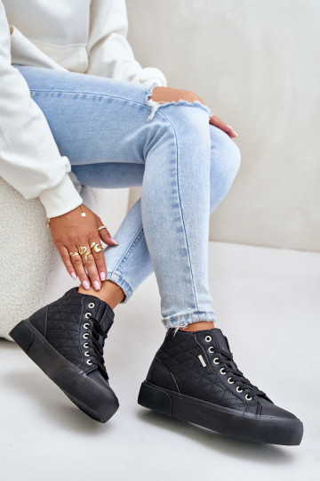 calentamiento Zapatos de ocio Z Przeszyciami Big Star OO274A480 de color negro