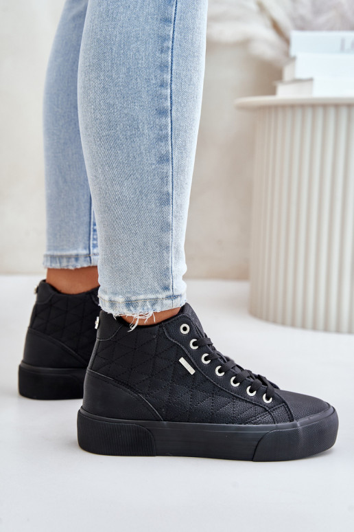 calentamiento Zapatos de ocio Z Przeszyciami Big Star OO274A480 de color negro calentamiento Zapatos de ocio Z Przeszyciami Big Star OO274A480 de color negro