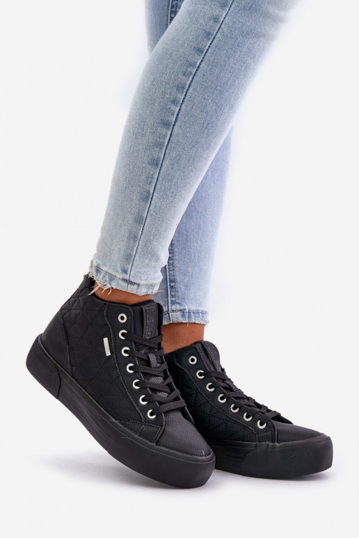 calentamiento Zapatos de ocio Z Przeszyciami Big Star OO274A480 de color negro calentamiento Zapatos de ocio Z Przeszyciami Big Star OO274A480 de color negro