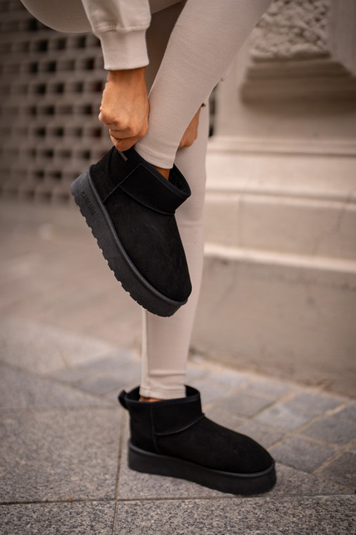 Botas de nieve con plataforma Big Star OO274A099 color negro Botas de nieve con plataforma Big Star OO274A099 color negro