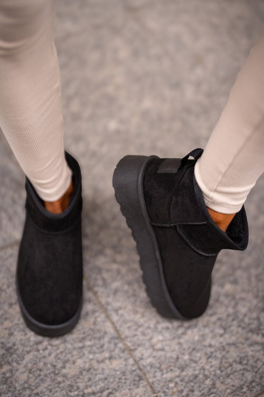 Botas de nieve con plataforma Big Star OO274A099 color negro Botas de nieve con plataforma Big Star OO274A099 color negro