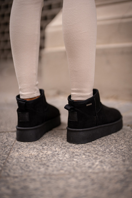 Botas de nieve con plataforma Big Star OO274A099 color negro Botas de nieve con plataforma Big Star OO274A099 color negro