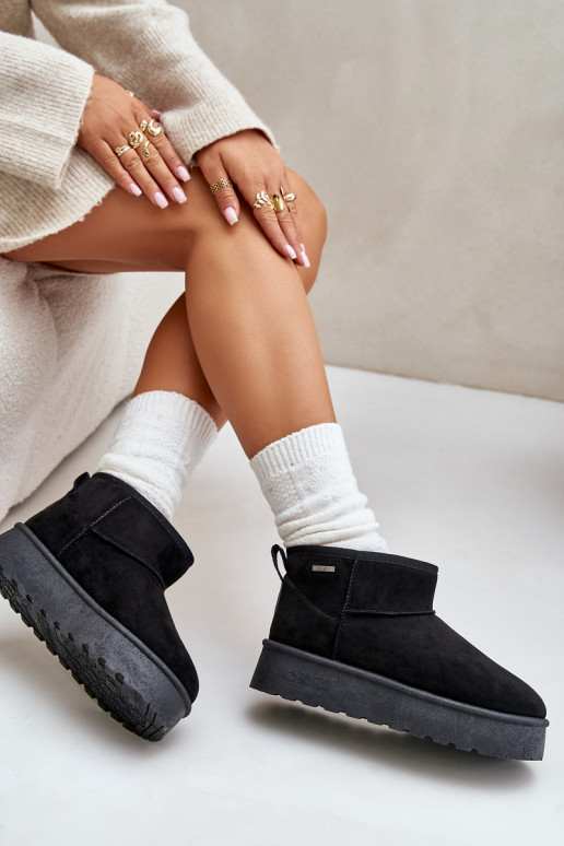 Botas de nieve con plataforma Big Star OO274A099 color negro Botas de nieve con plataforma Big Star OO274A099 color negro