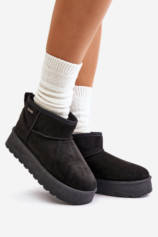 Botas de nieve con plataforma Big Star OO274A099 color negro Botas de nieve con plataforma Big Star OO274A099 color negro