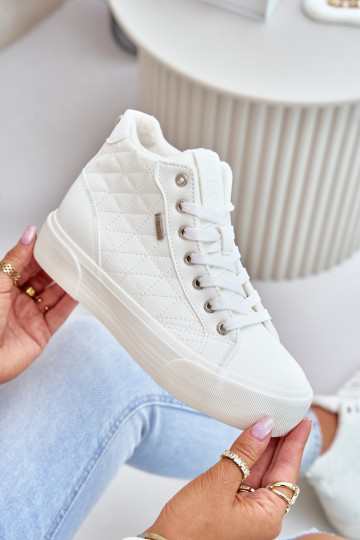 calentamiento Zapatos de ocio Z Przeszyciami Big Star OO274A479 el color blanco