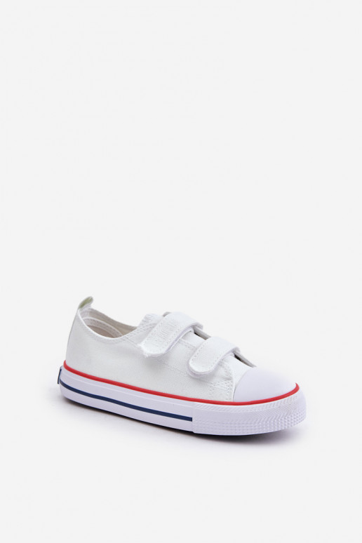 zapatos casuales Infantil con sujetadores adhesivos Big Star OO374009 el color blanco