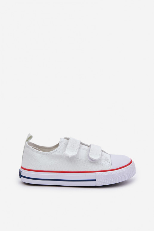zapatos casuales Infantil con sujetadores adhesivos Big Star OO374009 el color blanco