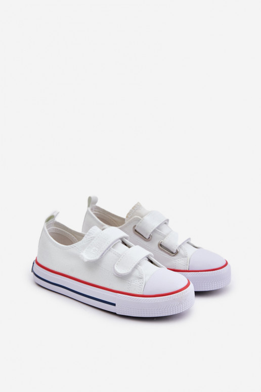 zapatos casuales Infantil con sujetadores adhesivos Big Star OO374009 el color blanco