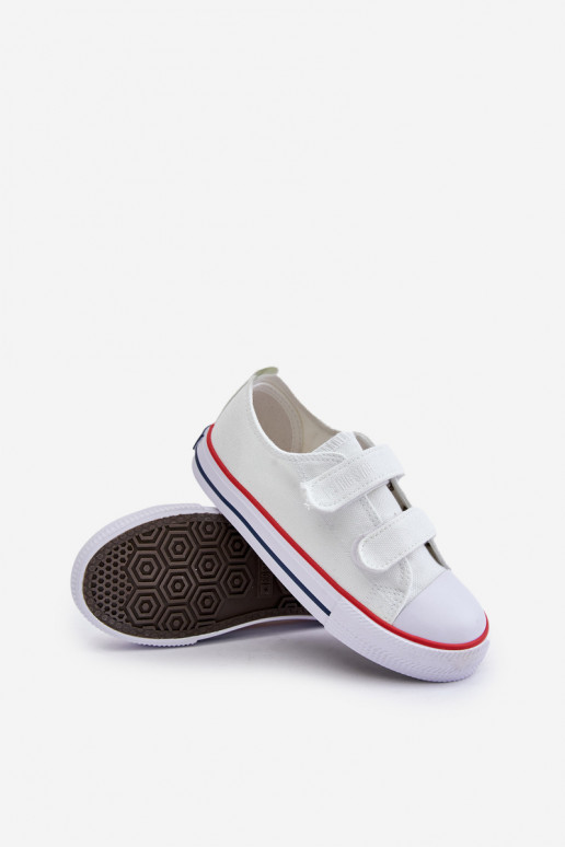 zapatos casuales Infantil con sujetadores adhesivos Big Star OO374009 el color blanco