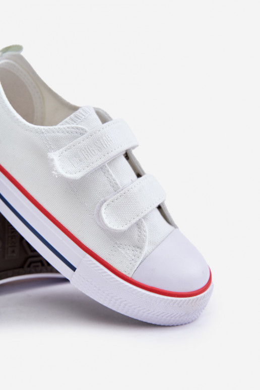 zapatos casuales Infantil con sujetadores adhesivos Big Star OO374009 el color blanco
