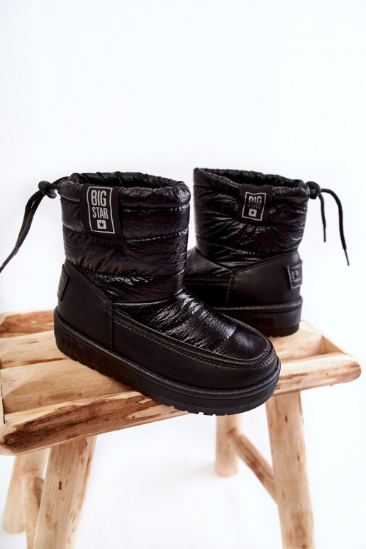 botas de nieve para niños Big Star KK374220 de color negro botas de nieve para niños Big Star KK374220 de color negro