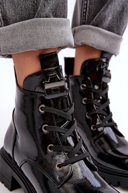 Zapatos de tacón con cremallera...