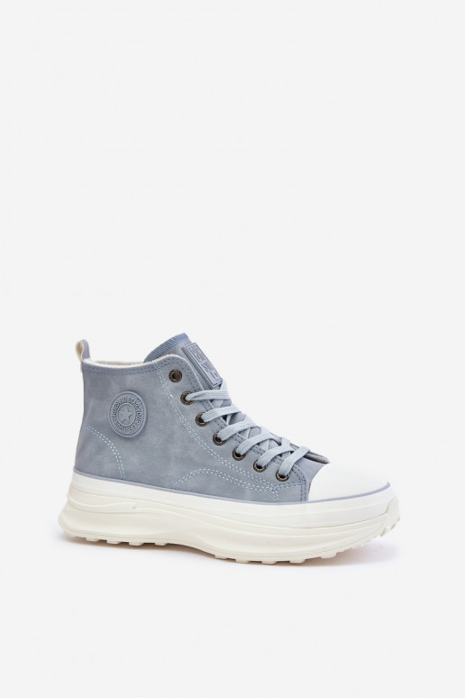 calentamiento Zapatos de ocio con una plataforma Big Star OO274072 color azul calentamiento Zapatos de ocio con una plataforma Big Star OO274072 color azul