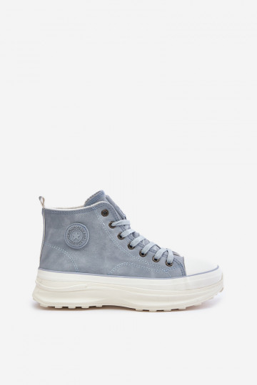 calentamiento Zapatos de ocio con una plataforma Big Star OO274072 color azul 2