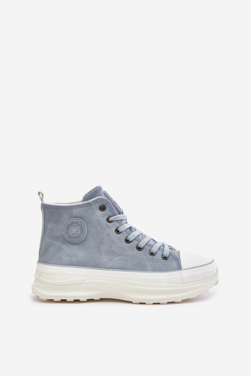 calentamiento Zapatos de ocio con una plataforma Big Star OO274072 color azul calentamiento Zapatos de ocio con una plataforma Big Star OO274072 color azul