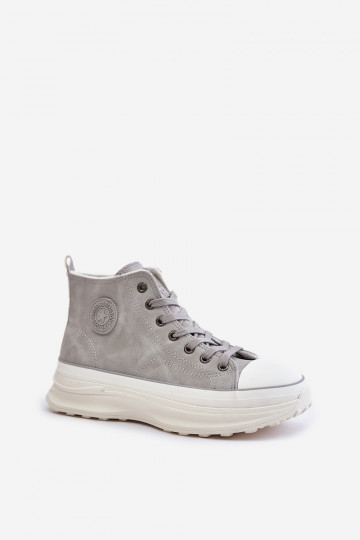 calentamiento Zapatos de ocio con una plataforma Big Star OO274073 color gris