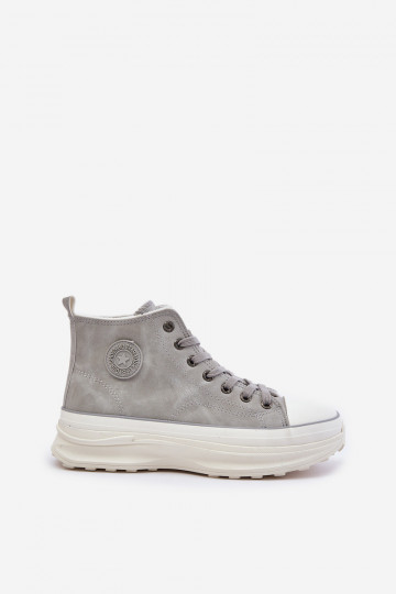 calentamiento Zapatos de ocio con una plataforma Big Star OO274073 color gris 2
