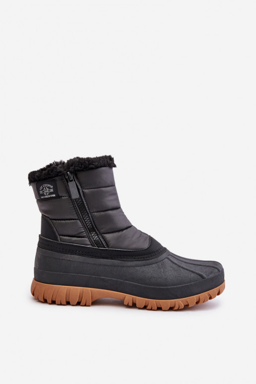 Botas de nieve Femenino calentamiento con pelo dentro Al castillo Lee Cooper LCJ-24-44-2866 de color negro