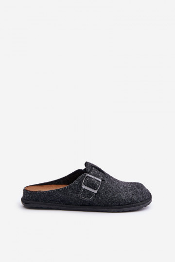 Cómodas zapatillas para hombre con hebillas Inblu SI000019 gris 2