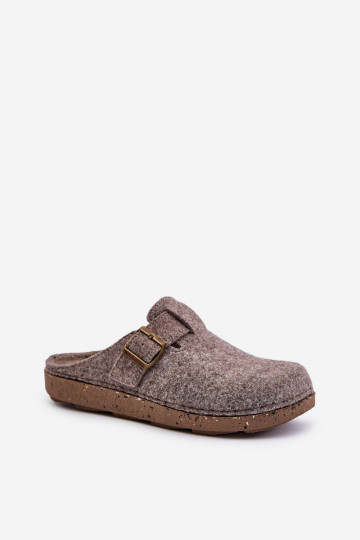 Zapatillas para los hombres con hebillas Zapatillas Inblu preventivo MT000012 beige