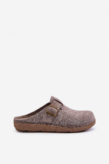 Zapatillas para los hombres con hebillas Zapatillas Inblu preventivo MT000012 beige 2