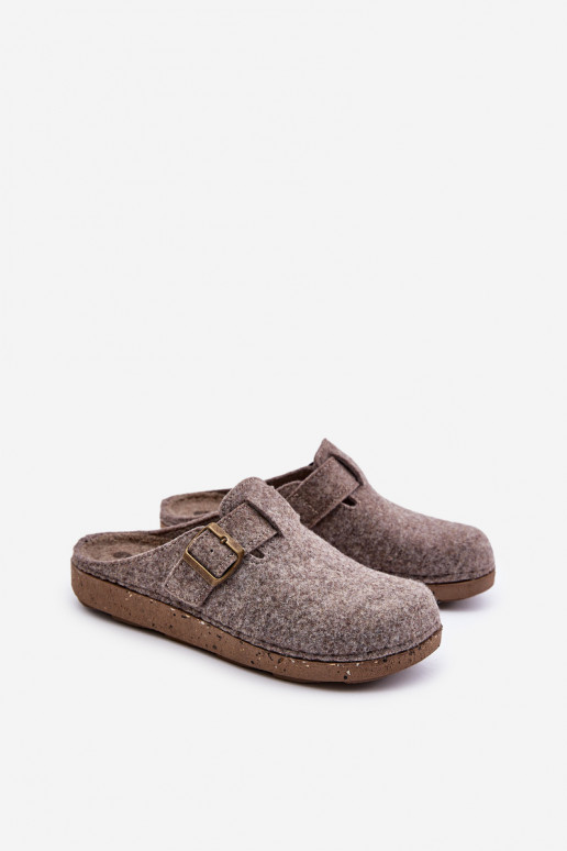 Zapatillas para los hombres con hebillas Zapatillas Inblu preventivo MT000012 beige Zapatillas para los hombres con hebillas Zapatillas Inblu preventivo MT000012 beige