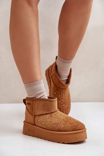 Botas de nieve Con decoración con una plataforma Big Star OO274A104 color marrón