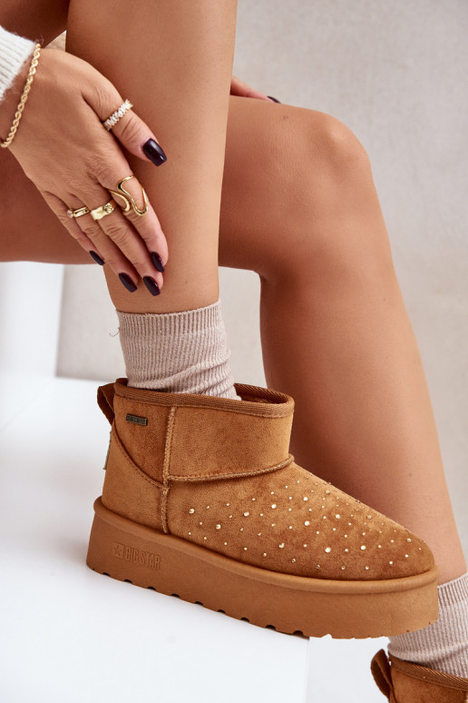 Botas de nieve Con decoración con una plataforma Big Star OO274A104 color marrón