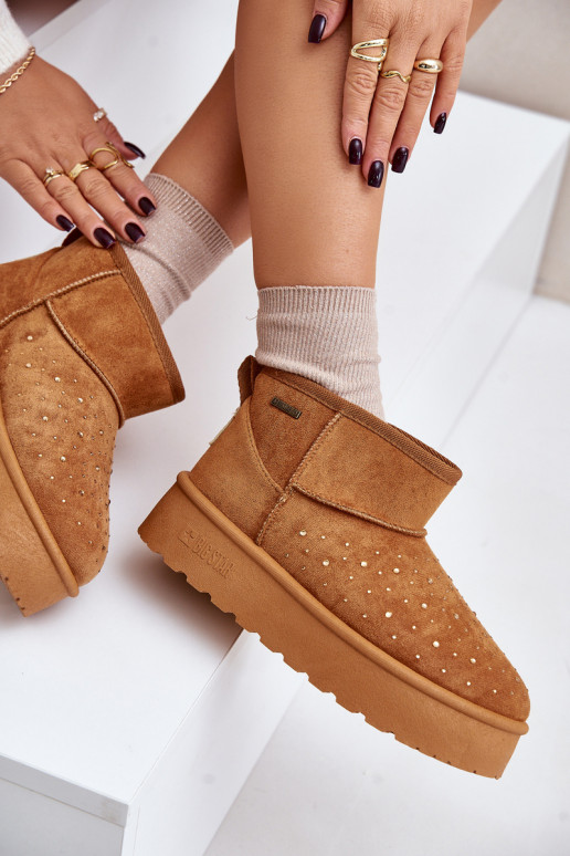 Botas de nieve Con decoración con una plataforma Big Star OO274A104 color marrón