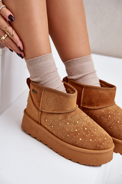 Botas de nieve Con decoración con una plataforma Big Star OO274A104 color marrón