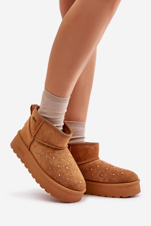 Botas de nieve Con decoración con una plataforma Big Star OO274A104 color marrón