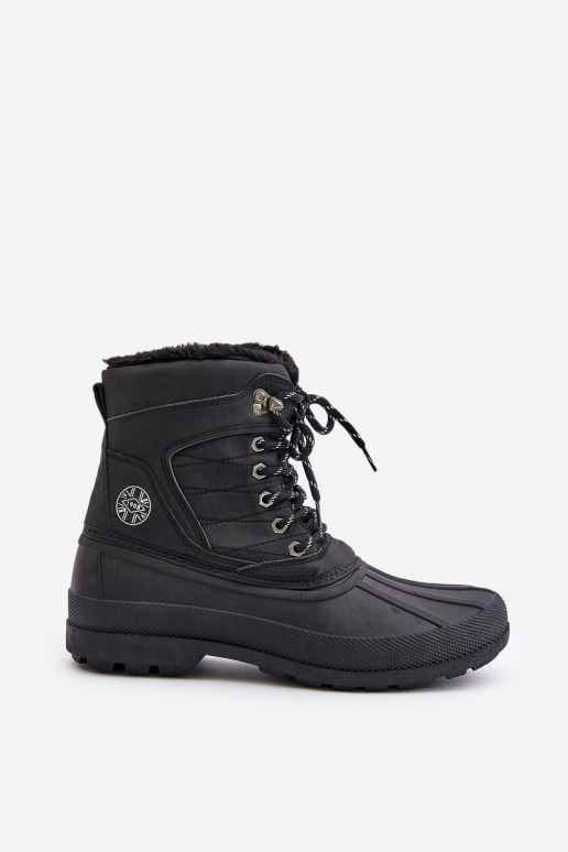 Botas de nieve para los hombres Lee Cooper LCJ-24-44-2872M de color negro