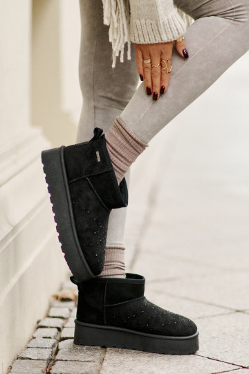 Botas de nieve Con decoración con una plataforma Big Star OO274A105 de color negro