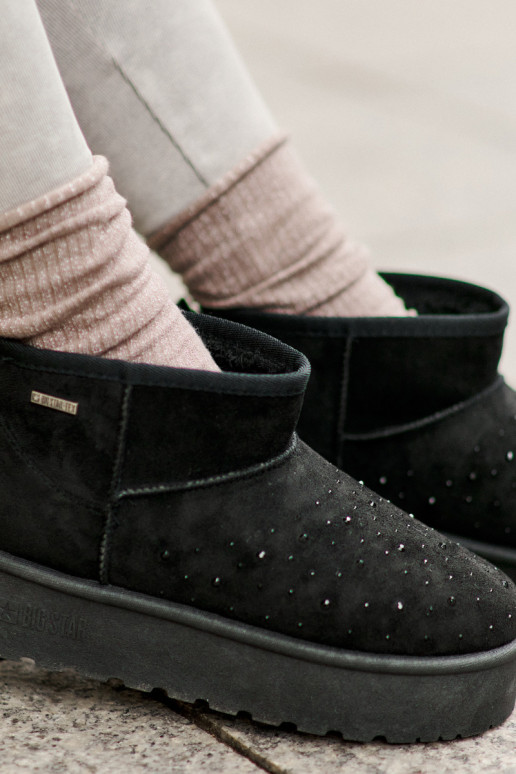 Botas de nieve Con decoración con una plataforma Big Star OO274A105 de color negro Botas de nieve Con decoración con una plataforma Big Star OO274A105 de color negro