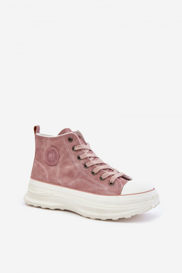 calentamiento Zapatos de ocio con una plataforma Big Star OO274071 color rosa 2