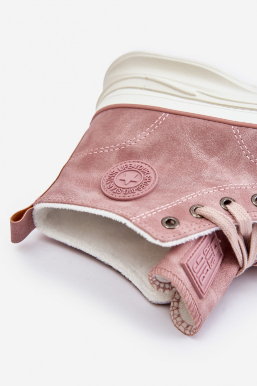 calentamiento Zapatos de ocio con una plataforma Big Star OO274071 color rosa