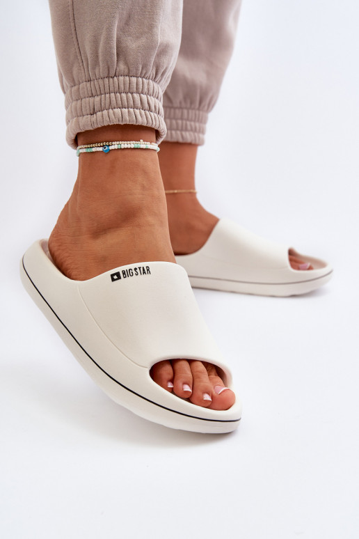  zapatillas de mujer Big Star NN274A043 el color blanco